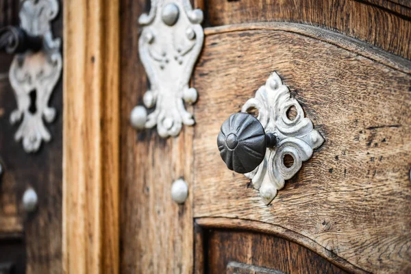 Close View Historical Doors Streets Prague — Stock Photo, Image