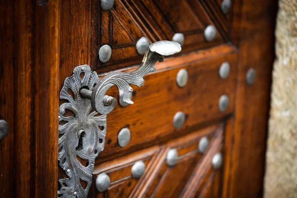 Close View Historical Doors Streets Prague — Stock Photo, Image