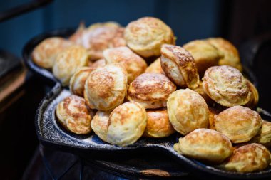 Geleneksel Czech lezzetleri - marmelatlı mini çörekler