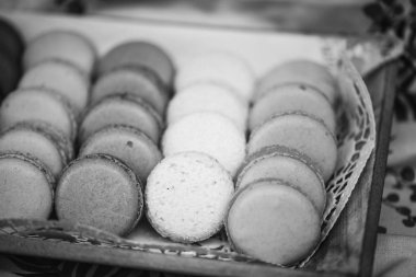 Lezzetli Fransız kurabiyeleri.