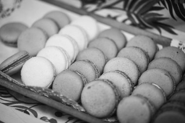 Lezzetli Fransız kurabiyeleri.