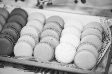 Lezzetli Fransız kurabiyeleri.