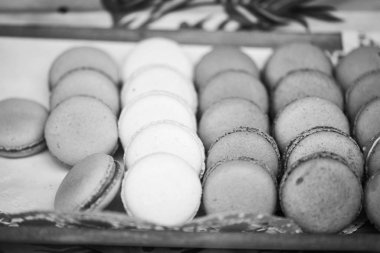 Lezzetli Fransız kurabiyeleri.