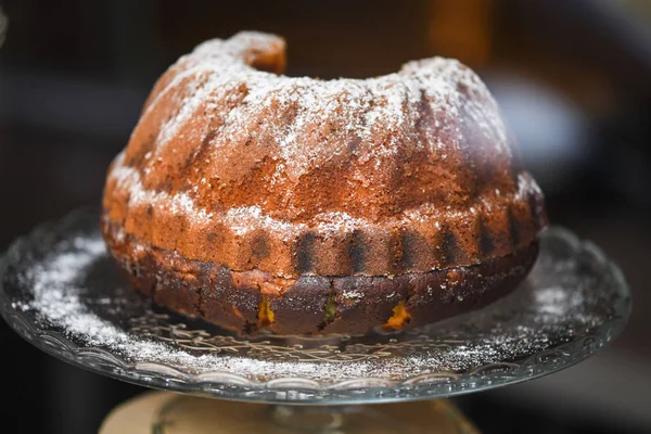 Deliziosa Torta Pasta Pasquale Con Zucchero Ghiaccio — Foto Stock