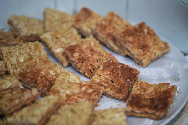 Deliciosos Platos Desayuno Panadería Checa — Foto de Stock