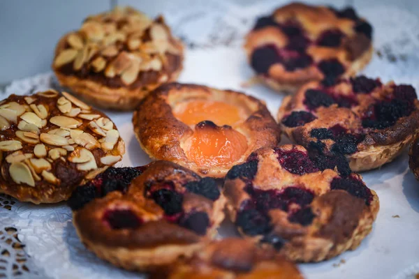 Вкусные Блюда Чешской Пекарни Завтрак — стоковое фото