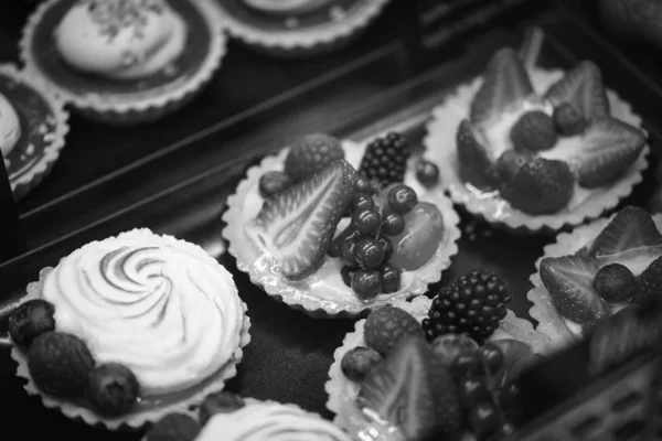 Delicious Mix Mini Cakes Close — 스톡 사진