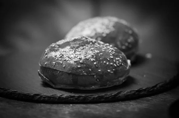 stock image home made burgers with fresh ingredients