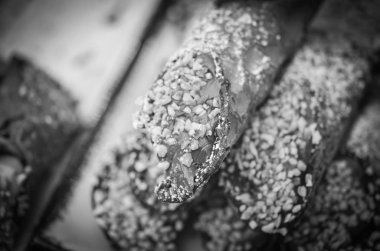 Taze İtalyan Cannoli 'si. Yakından bak.