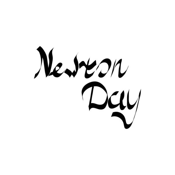 Jour de Newton — Image vectorielle