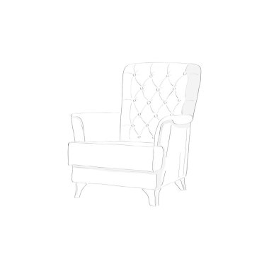 Çizim koltuğu beyazı