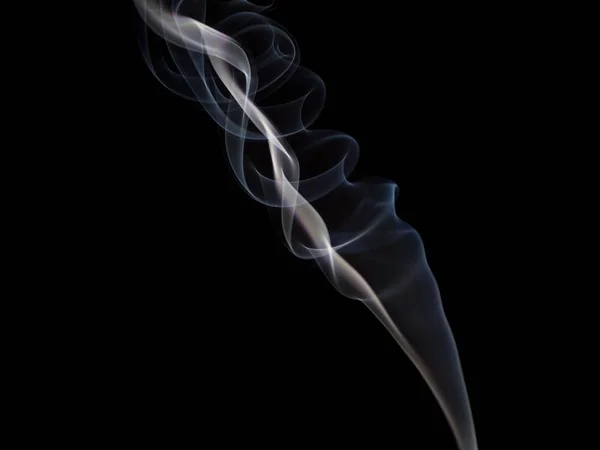 duman başlığı siyah arkaplanda izole edildi