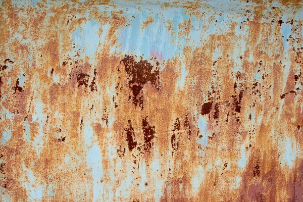 Textura Hierro Oxidado Con Pintura Pelada —  Fotos de Stock