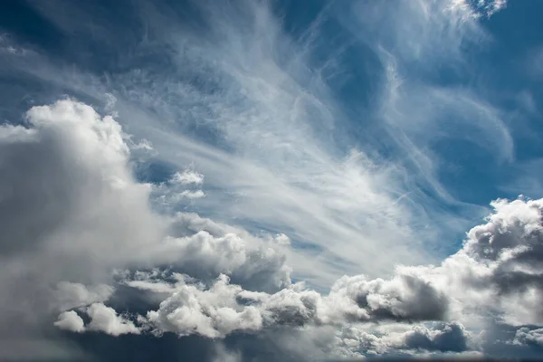 Cúmulo Nuvens Céu Azul — Fotografia de Stock