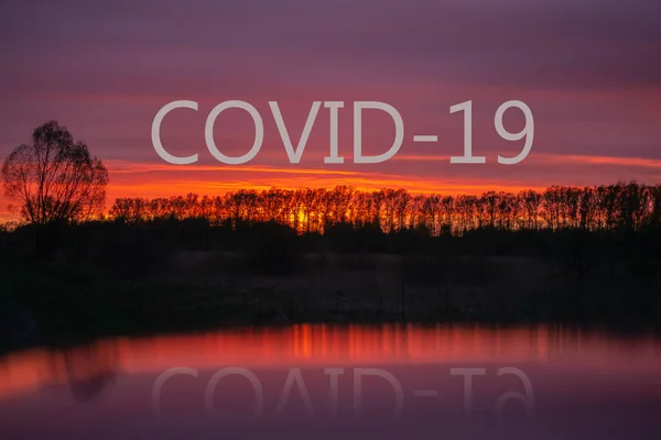 Salgının sonu, karantina yok, COVID-19, gün batımı, kanlı gün batımı,