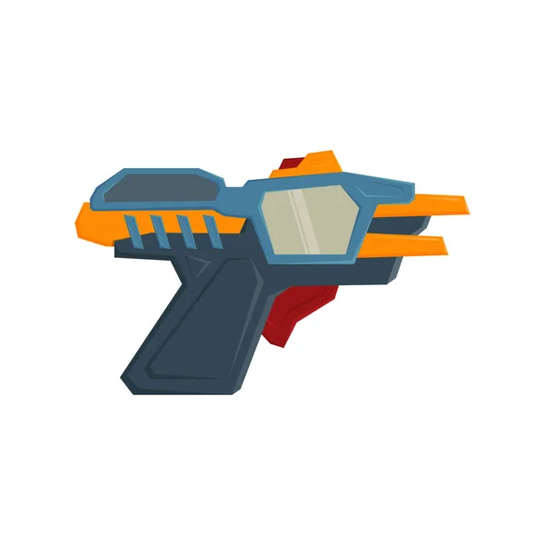 Armas futuristas. Explosivos espaciales. Esquí - Escopetas Fi para disparar en el espacio. Ilustración vectorial  . — Vector de stock