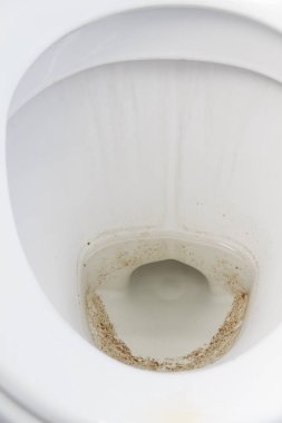 Public toilet dirty flushing toilets. clipart
