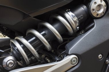 Amortisör'ın motosiklet gümüş