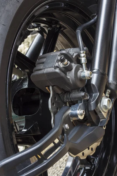 Hamulec tarczowy silnik motocykla — Zdjęcie stockowe
