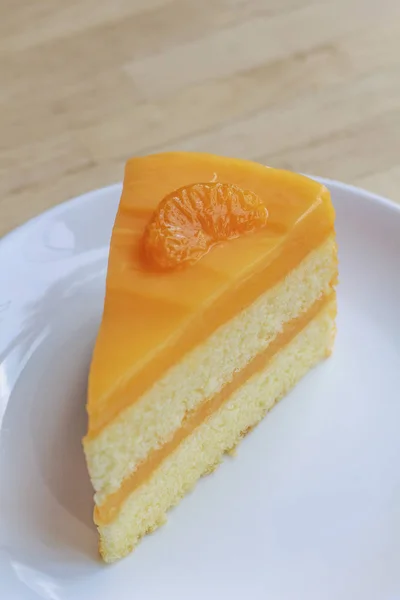 Tort pomarańczowy dla relaksu i wakacje — Zdjęcie stockowe