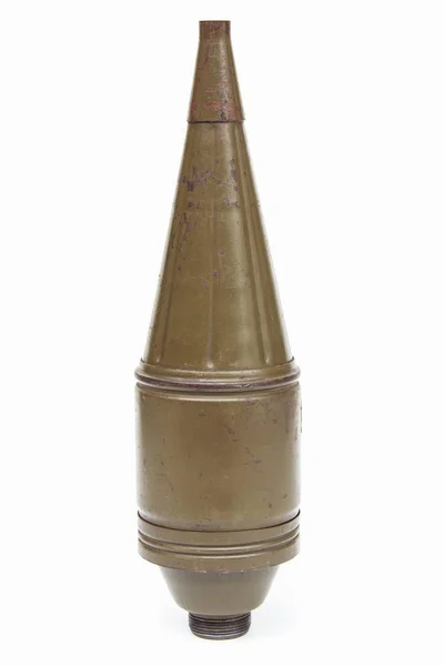Cabeça do foguete, isolado em branco — Fotografia de Stock