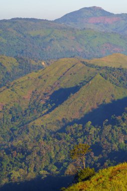 Güzel dağlar ve ormanlar Tayland.