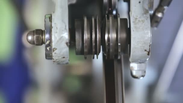 Máquina Para Fabricación Transformadores Bobinado Inicial Del Transformador — Vídeo de stock