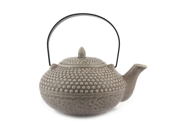 beyaz izole çaydanlık