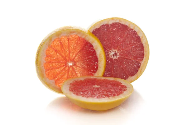 Grapefruits on white background — Stock Photo, Image