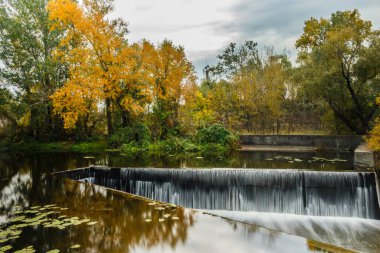 Kyiv ot Kiev. Kiev şelalesi. Kiev. Ukrayna. 10 / 05 / 2019
