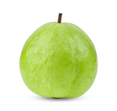 Guava meyvesi beyaz arkaplanda izole