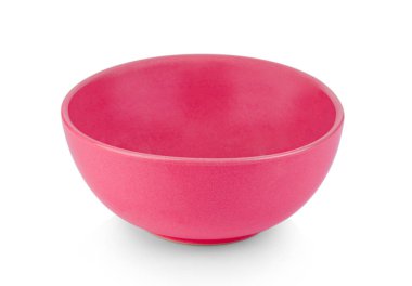 seramik kase beyaz arkaplanda izole