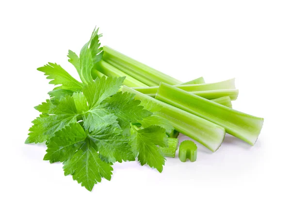 Fresh Celery Isolated White Background — Stock Photo, Image