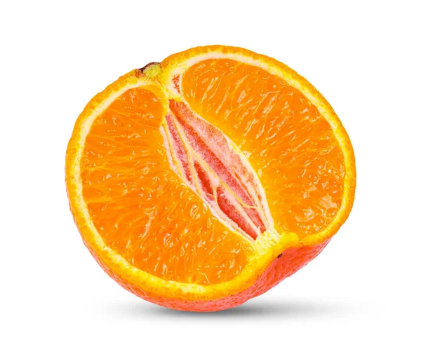 Mandarin Tangerine Citrus Fruit Isolated White Background — Stock Photo, Image