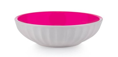 seramik kase beyaz arkaplanda izole