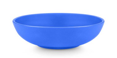 mavi kase beyaz arkaplanda izole