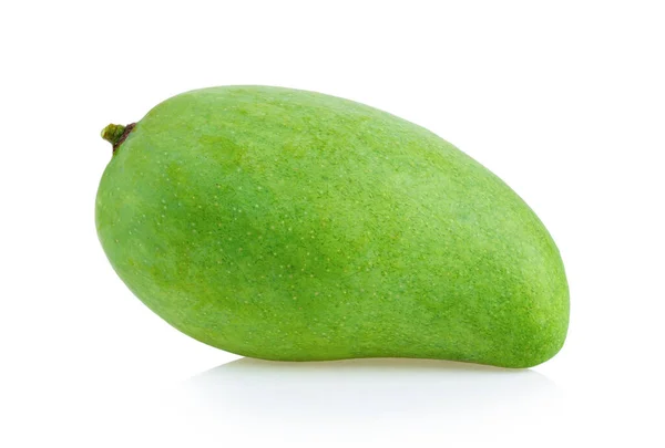 Mango Verde Aislado Sobre Fondo Blanco —  Fotos de Stock