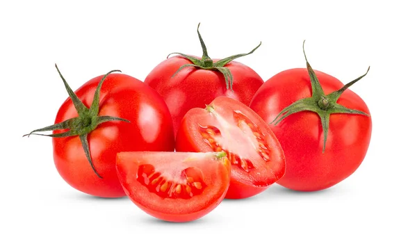 Tomate Isoliert Auf Weißem Hintergrund — Stockfoto