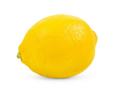 Beyaz arkaplanda limon meyvesi izole
