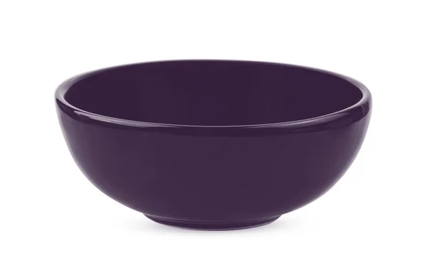 Empty Ceramic Bowl Isolated White Background — Stock Photo, Image