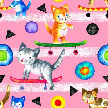 Kaykaylı kedi yavruları.