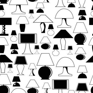  çeşitli masa lambaları