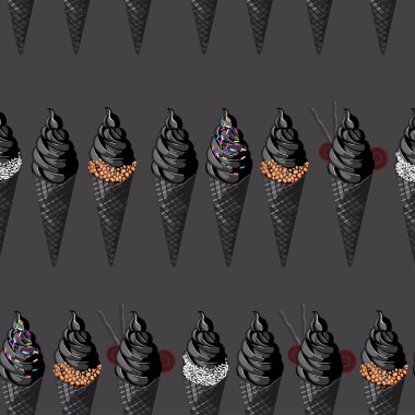 Soluk mavi arka planda dalları olan papatya çiçekleri. Vektörsüz desen. El çizimi çiçek kompozisyonu..