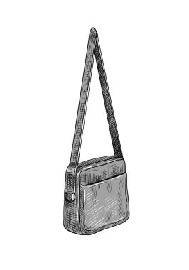 Alışveriş çantası beyaz arkaplanda izole edildi