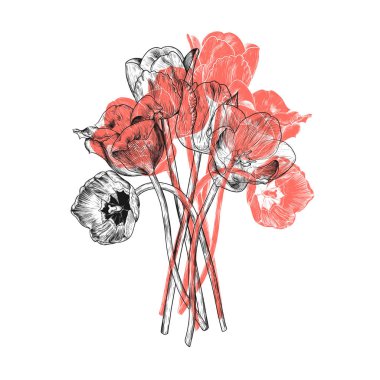 Neon mumyalanmış kedi. Eski bir Mısırlı kedi mumyasıyla kusursuz bir desen. El çizimi illüstrasyon. 