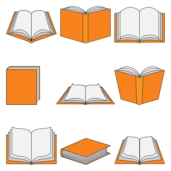 Libro icono-Educación — Vector de stock