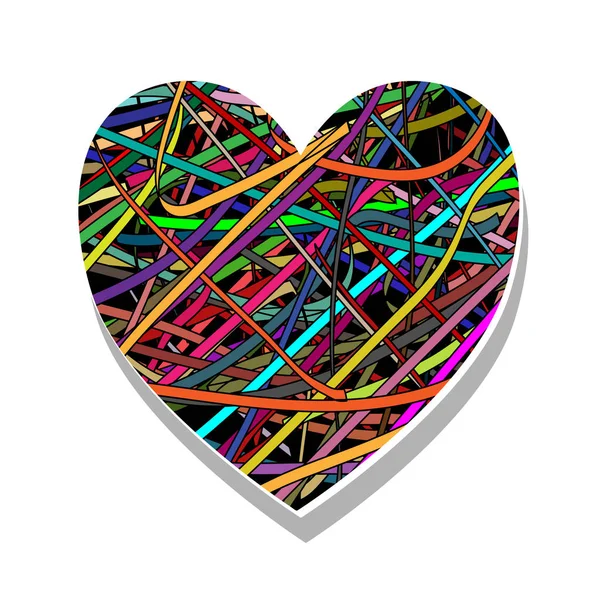 Symbol miłości serca — Wektor stockowy