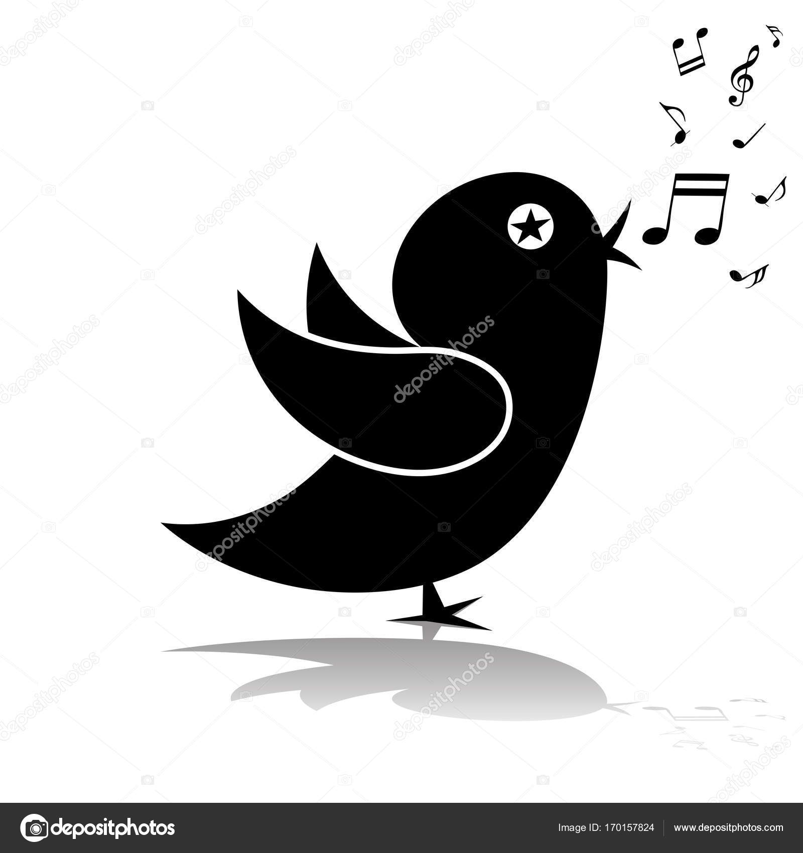 Singing birdssilhouette Stock Vector Image by ©andrijamarkovic 170157824