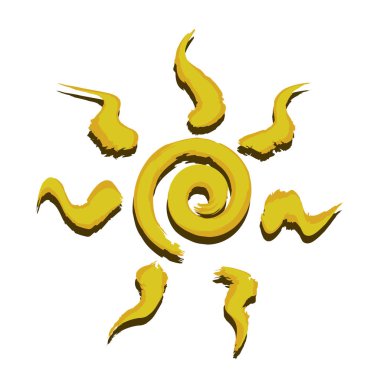 Sarmal güneş simgesi