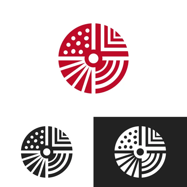 Künstlerische Gestaltung Des Logos Illustration Kunst Logo Design Auf Weißem — Stockvektor